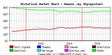 January 1st 2025 Historical Market Share Graph