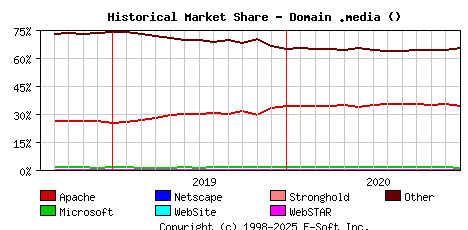 January 1st, 2021 Historical Market Share Graph