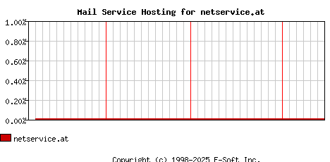 netservice.at MX Hosting Market Share Graph