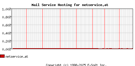 netservice.at MX Hosting Market Share Graph