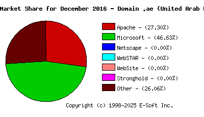 January 1st, 2017 Market Share Pie Chart