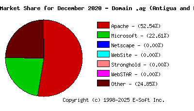January 1st, 2021 Market Share Pie Chart