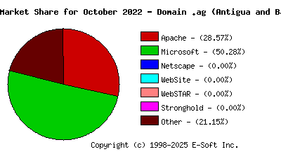 November 1st, 2022 Market Share Pie Chart