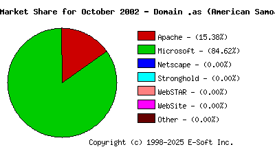 November 1st, 2002 Market Share Pie Chart