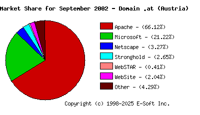 October 1st, 2002 Market Share Pie Chart