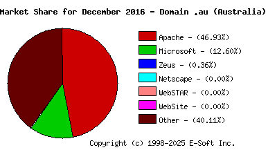 January 1st, 2017 Market Share Pie Chart