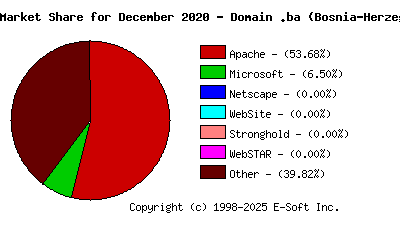 January 1st, 2021 Market Share Pie Chart