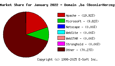 February 1st, 2022 Market Share Pie Chart