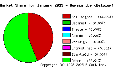 February 1st 2023 CA Market Share Pie Chart