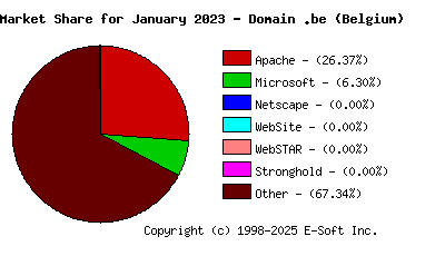 February 1st, 2023 Market Share Pie Chart