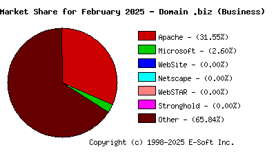 March 1st, 2025 Market Share Pie Chart