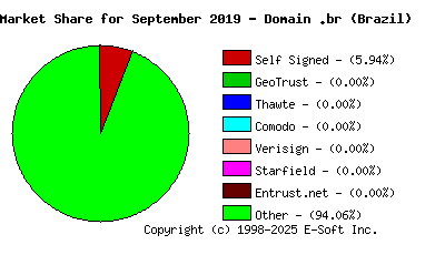 October 1st 2019 CA Market Share Pie Chart
