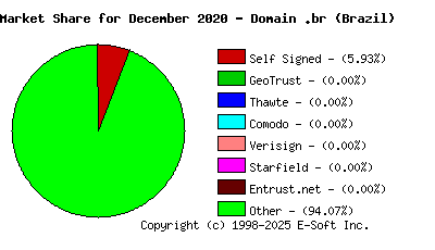 January 1st 2021 CA Market Share Pie Chart