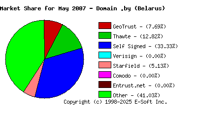 June 1st 2007 CA Market Share Pie Chart