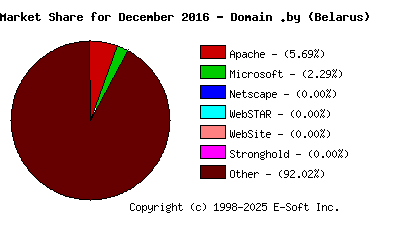 January 1st, 2017 Market Share Pie Chart