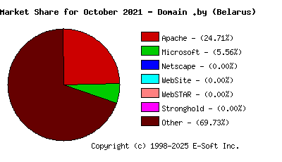 November 1st, 2021 Market Share Pie Chart