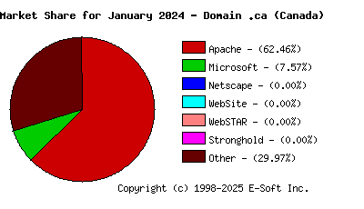 February 1st, 2024 Market Share Pie Chart