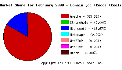 March 1st, 2000 Market Share Pie Chart