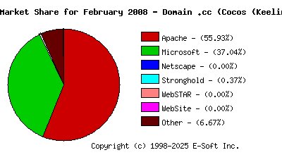 March 1st, 2008 Market Share Pie Chart