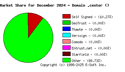 January 1st 2025 CA Market Share Pie Chart