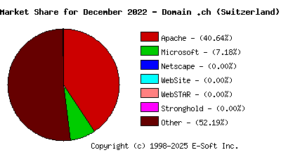January 1st, 2023 Market Share Pie Chart