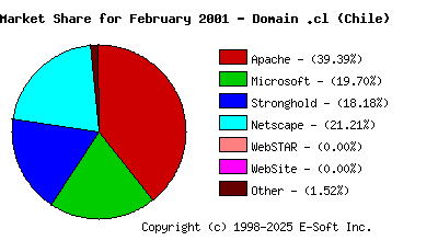 March 1st, 2001 Market Share Pie Chart