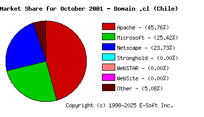 November 1st, 2001 Market Share Pie Chart
