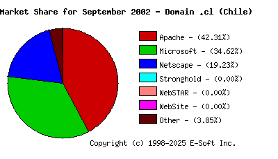 October 1st, 2002 Market Share Pie Chart