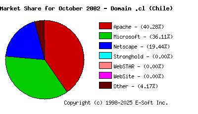 November 1st, 2002 Market Share Pie Chart