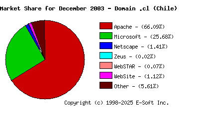 January 1st, 2004 Market Share Pie Chart