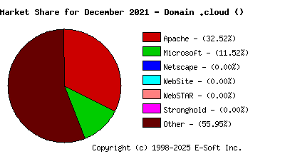 January 1st, 2022 Market Share Pie Chart