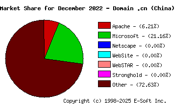 January 1st, 2023 Market Share Pie Chart