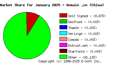 February 1st 2025 CA Market Share Pie Chart