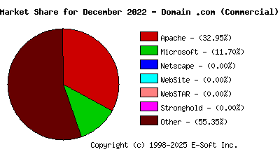 January 1st, 2023 Market Share Pie Chart
