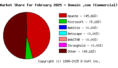 March 1st, 2025 Market Share Pie Chart