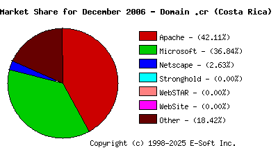 January 1st, 2007 Market Share Pie Chart