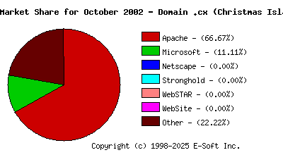 November 1st, 2002 Market Share Pie Chart