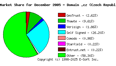 January 1st 2006 CA Market Share Pie Chart