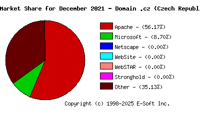January 1st, 2022 Market Share Pie Chart