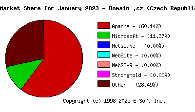 February 1st, 2023 Market Share Pie Chart