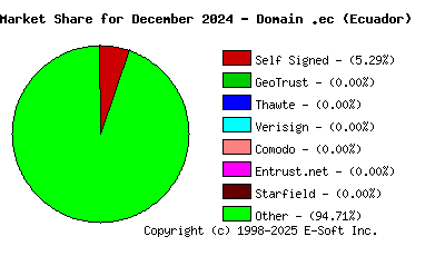 January 1st 2025 CA Market Share Pie Chart