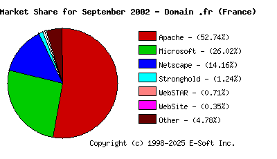 October 1st, 2002 Market Share Pie Chart