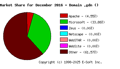 January 1st, 2017 Market Share Pie Chart