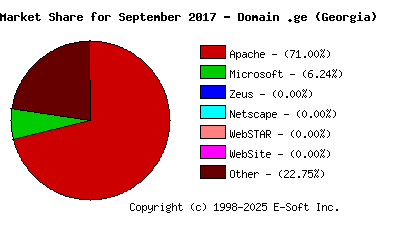 October 1st, 2017 Market Share Pie Chart