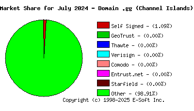 August 1st 2024 CA Market Share Pie Chart