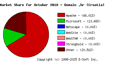 November 1st, 2018 Market Share Pie Chart