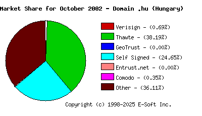 November 1st 2002 CA Market Share Pie Chart
