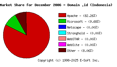 January 1st, 2007 Market Share Pie Chart