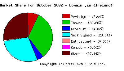 November 1st 2002 CA Market Share Pie Chart