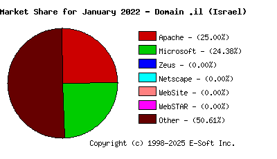 February 1st, 2022 Market Share Pie Chart